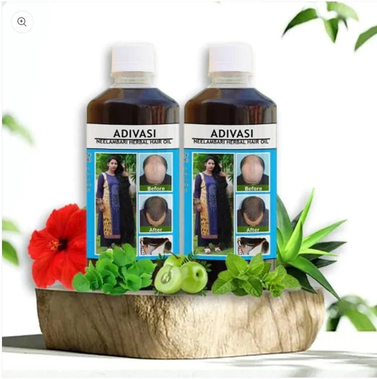 ADIVASI BHRINGRAJ AIVASI BHRINGRAJ HERBAL HAIR OIL 🔥BUY 1 GET 1 FREE🔥.