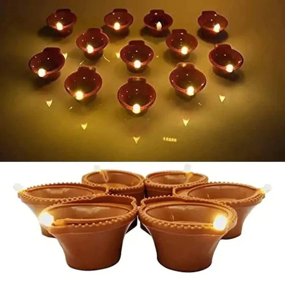 LED Light Water Sensor Diyas ( Big Diwali Sale)