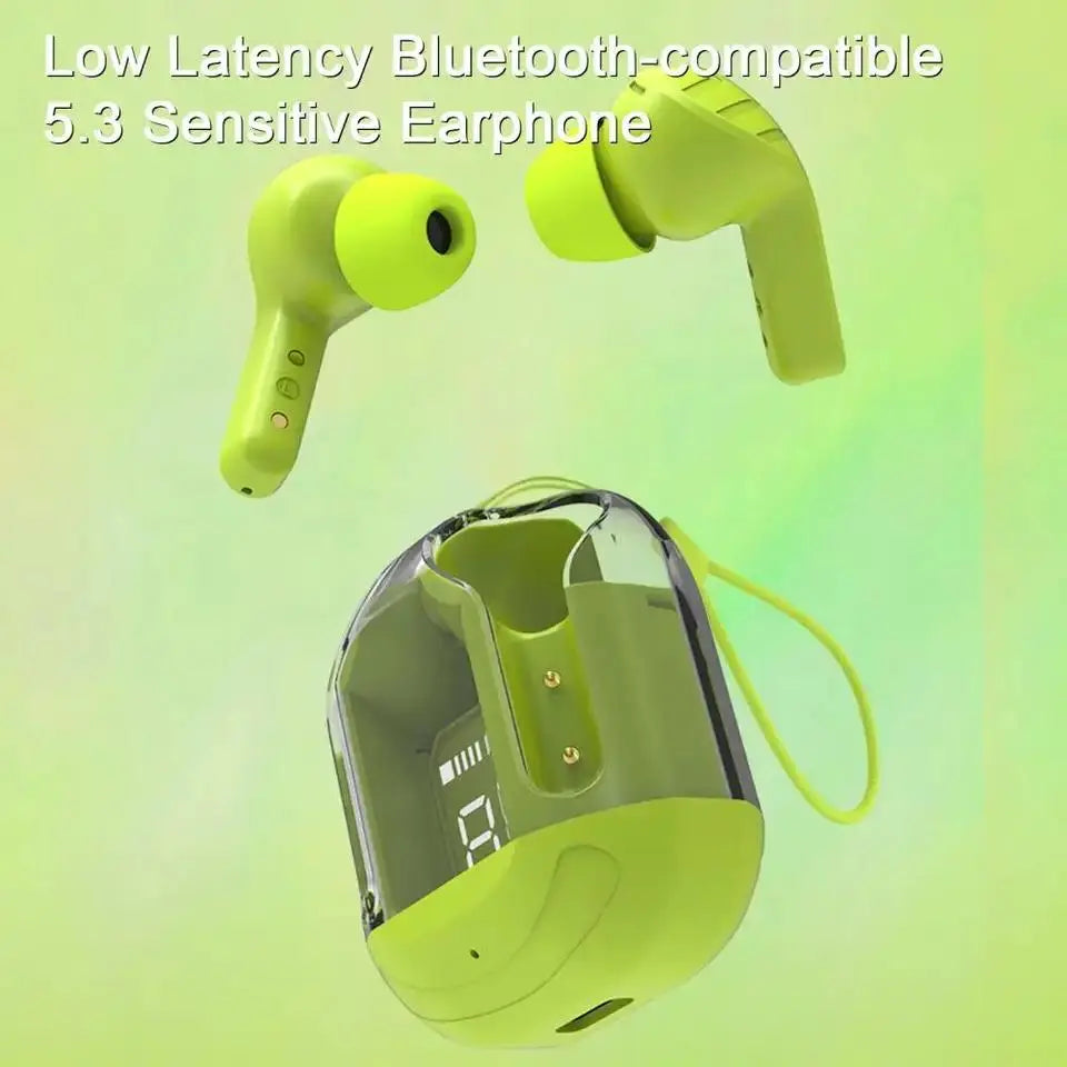 Touch Enabled - Ultrapod Earphone Buds Transparent (With One Year Warranty) Diwali Sale 50 % Off