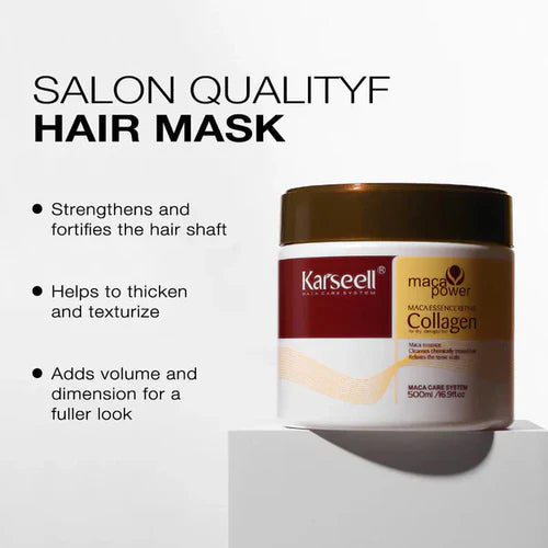 🤩Karseell Maca Power Collagen Hair Mask 100ml[BUY 1 GET 1 FREE]🤩🪔 Diwali Offer Flat 50%+ OFF