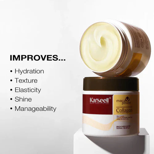 🤩Karseell Maca Power Collagen Hair Mask 100ml[BUY 1 GET 1 FREE]🤩🪔 Diwali Offer Flat 50%+ OFF(DD)
